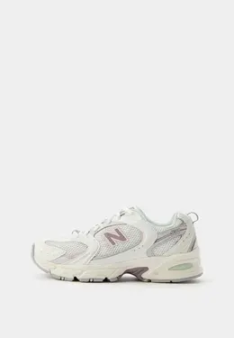 New Balance: Белые кроссовки 