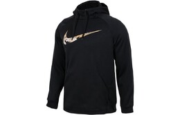 Nike: Чёрная толстовка 