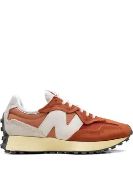 New Balance: Оранжевые кроссовки  327