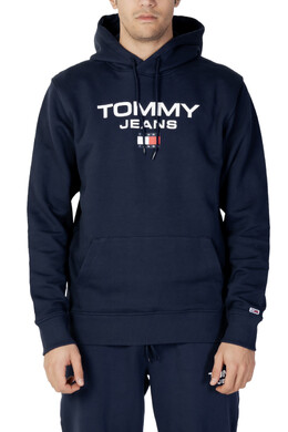 Tommy Jeans: Синяя толстовка 