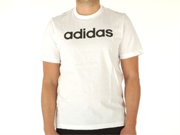 Adidas: Белая футболка 
