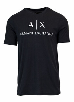 Armani Exchange: Чёрная футболка 