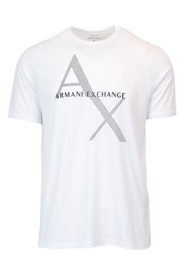 Armani Exchange: Футболка с принтом 