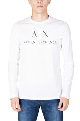 Armani Exchange: Белый свитшот 