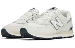 New Balance: Серые кроссовки  574