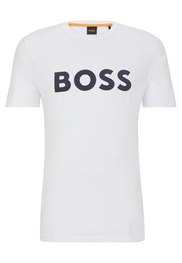 BOSS: Белая футболка 