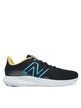 New Balance: Чёрные кроссовки 