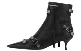 Balenciaga: Чёрные ботинки 
