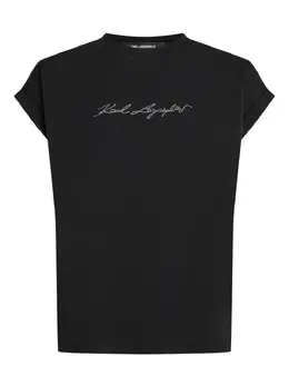 Karl Lagerfeld: Чёрная футболка 