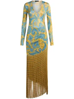 ETRO: Голубое платье 