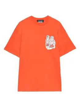 MSGM: Оранжевая футболка 