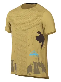 Nike: Зелёная футболка  Dri FIT