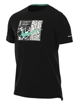 Nike: Светлая футболка  Dri FIT