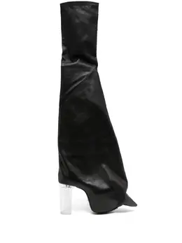 Rick Owens: Чёрные ботинки 