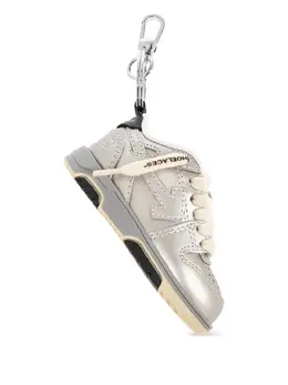 Off-White: Серебристые кроссовки 