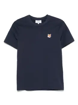 Maison Kitsuné: Синяя футболка 