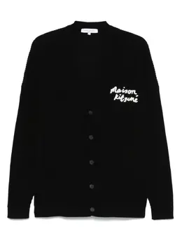 Maison Kitsuné: Чёрный кардиган 