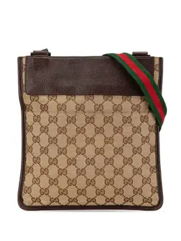 Gucci Pre-Owned: Коричневая сумка через плечо 