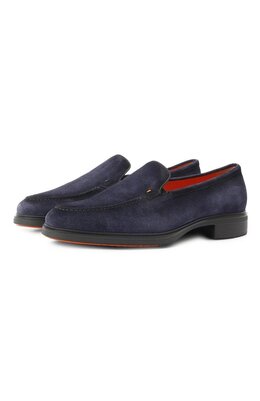 Santoni: Синие туфли 