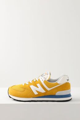 NEW BALANCE: Жёлтые кроссовки  574