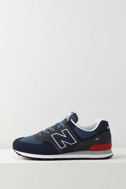 NEW BALANCE: Синие кроссовки  574