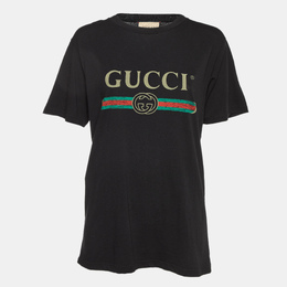 Gucci: Чёрная футболка 