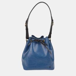 Louis Vuitton: Голубая сумка  Épi