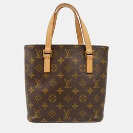 Louis Vuitton: Коричневая сумка-шоппер 