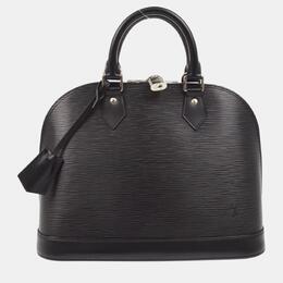 Louis Vuitton: Чёрная сумка  Épi