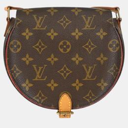Louis Vuitton: Коричневая сумка 
