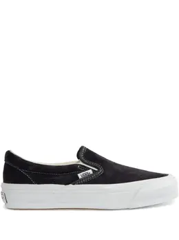 Vans: Чёрные кроссовки  Classic Slip On