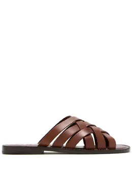 Brunello Cucinelli: Коричневые сандалии 