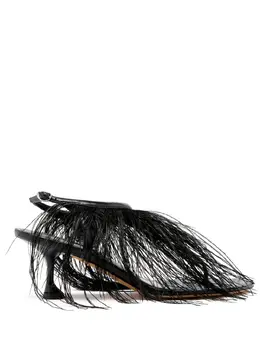Proenza Schouler: Чёрные сандалии 