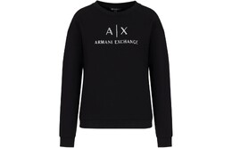 Armani Exchange: Чёрная толстовка 