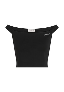 Calvin Klein Jeans: Чёрный топ 