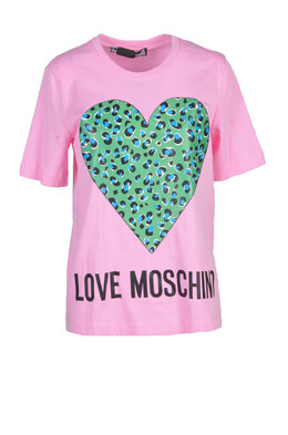 LOVE MOSCHINO: Хлопковая футболка 