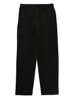 Homme Plissé Issey Miyake: Чёрные брюки 