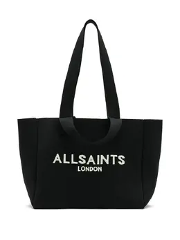AllSaints: Чёрная сумка-шоппер 