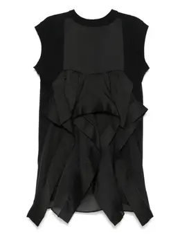 sacai: Короткое платье 