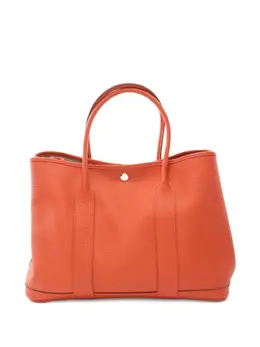 Hermès Pre-Owned: Оранжевая сумка-шоппер 