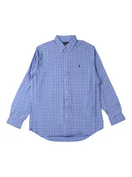 Polo Ralph Lauren: Голубая рубашка 