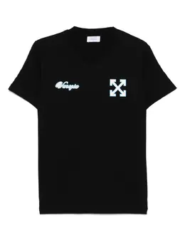 Off-White: Чёрная футболка 