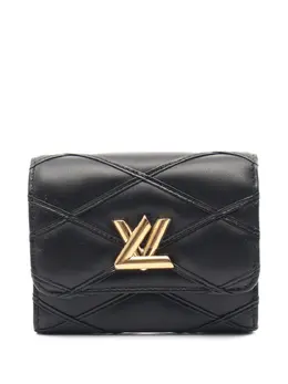 Louis Vuitton Pre-Owned: Чёрный кошелёк 