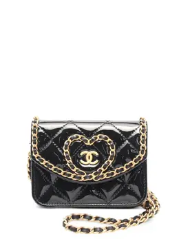 CHANEL Pre-Owned: Чёрная сумка 