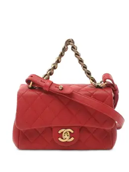 CHANEL Pre-Owned: Красная сумка 