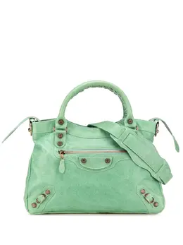 Balenciaga Pre-Owned: Зелёная сумка 