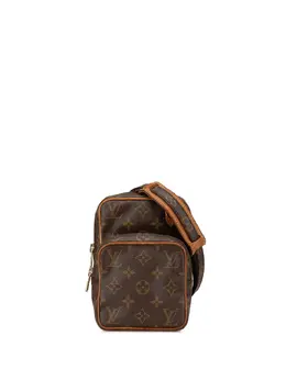 Louis Vuitton Pre-Owned: Коричневая сумка через плечо 