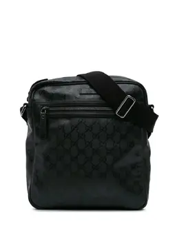Gucci Pre-Owned: Чёрная сумка через плечо 