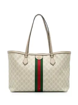 Gucci Pre-Owned: Коричневая сумка-шоппер 