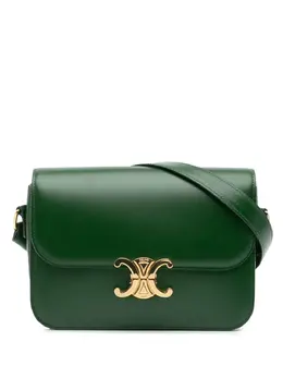 Céline Pre-Owned: Зелёная сумка через плечо 
